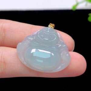 翡翠佛公小吊坠